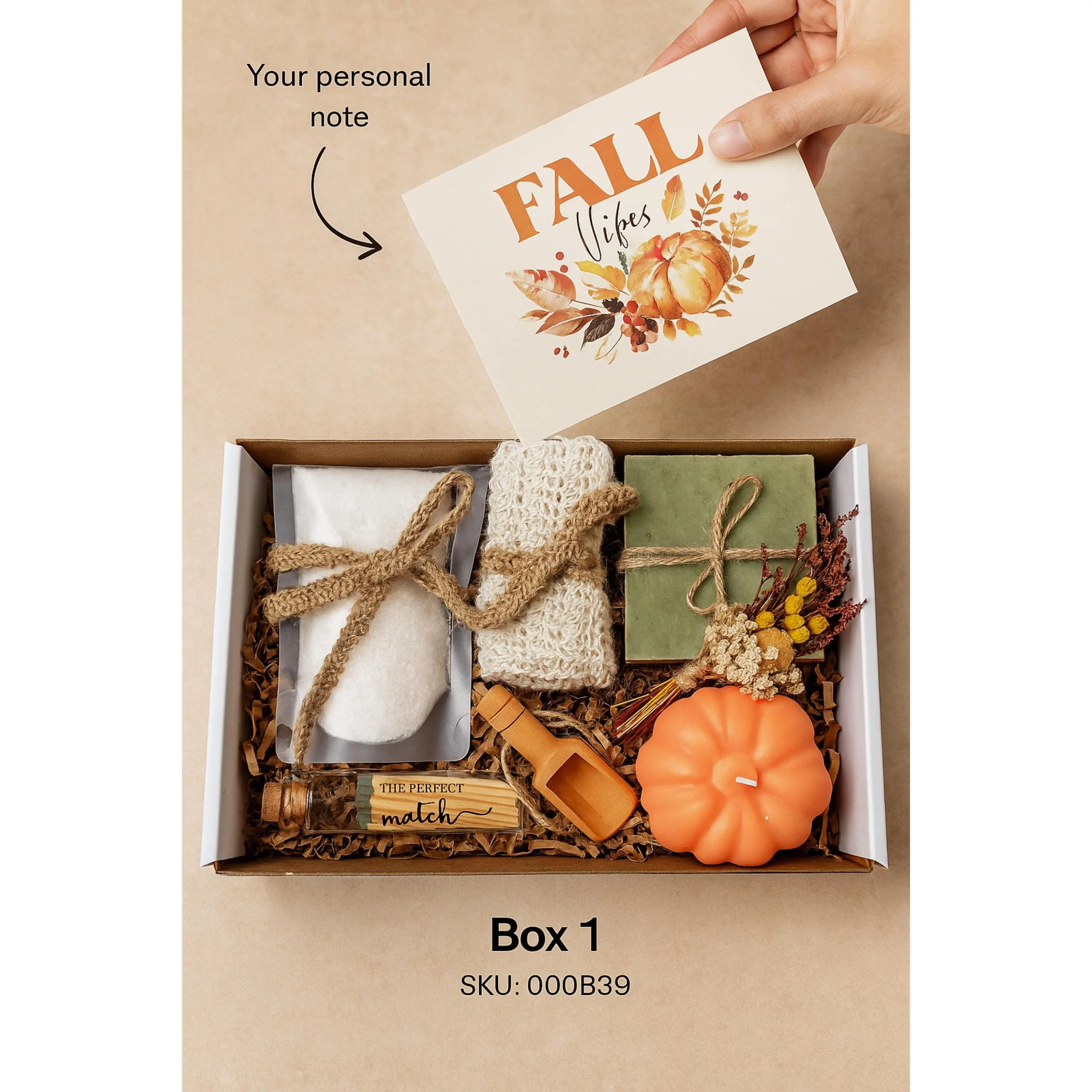 🎃 Fall Gift Basket for Her – Cozy Autumn Spa Gift Box