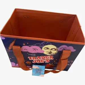 Copper Queen Trader Joes Stand Up Collapsible Grocery Tote Bag