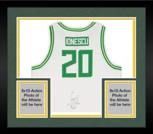 Framed Sabrina Ionescu Oregon Ducks Autographed Nike White Replica Jersey - Fanatics Authentic Certified