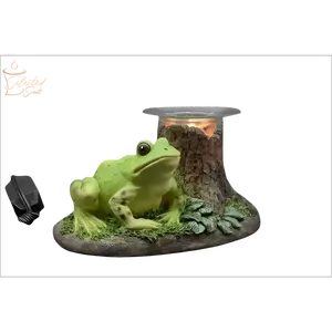 Frog And Stump Wax And Oil Warmer Electric With Dimmer Wheel