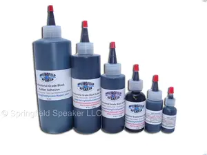 Springfield Speaker Pro-Grade Black Solvent-Based Rubberized Adhesive Speaker Glue - 1000s of Uses, Hexane-Based Formula for Permanent Flexible Bond