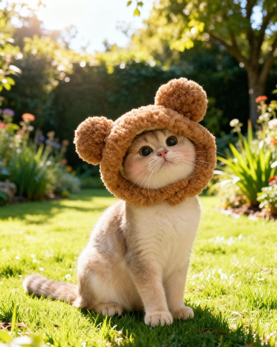 3-Pack Cute & Funny Pet Winter Hats, Warm Sports & Outdoor Headgear Costume Props for Small Dogs and Cats