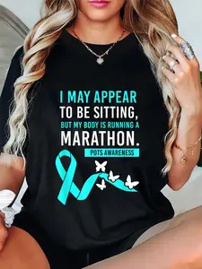 100% Cotton POTS Awareness for a POTS Patient T-Shirt