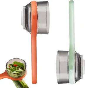 [USA Stock] - 2PCS New Upgrade Peeling Knife,Double-Sided Stainless Steel Multi-Function Fruit and Vegetable Peeler with Box Storage Container and Catcher, Special Kitchen Peeling Knife Set