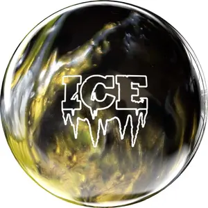 Storm Ice Bowling Ball - Black/White/Gold