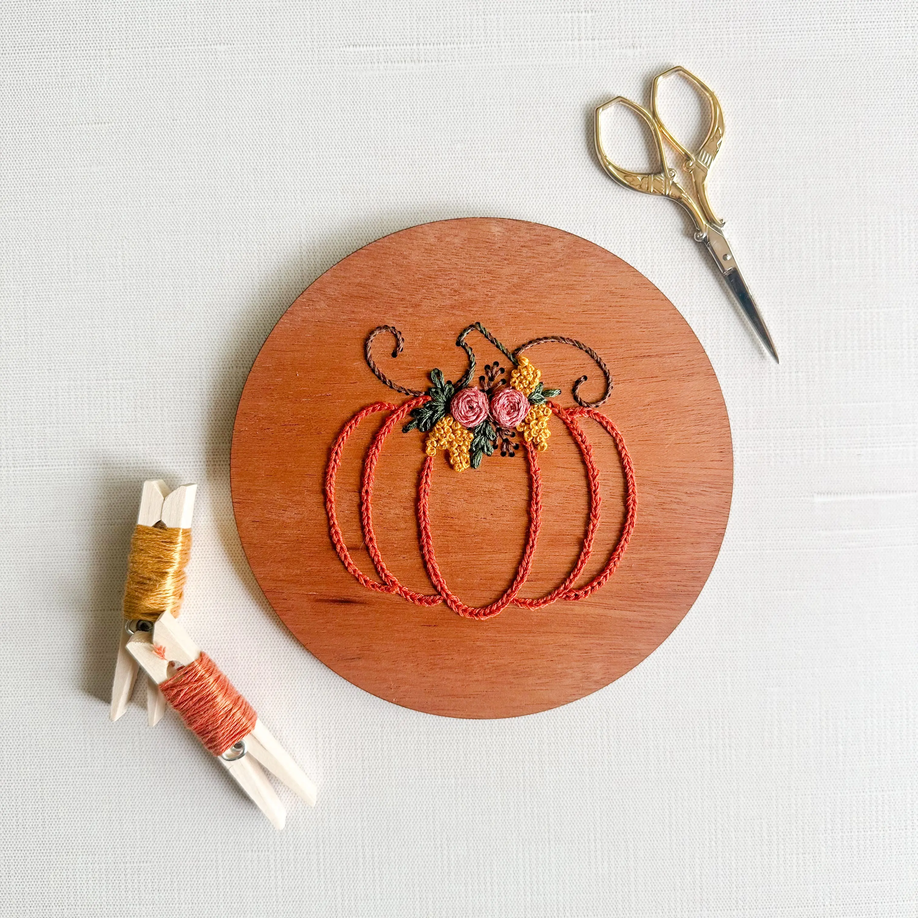 Spiced Pumpkin Embroidery Kit