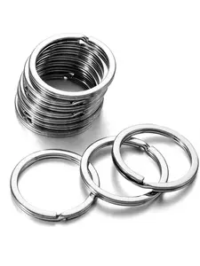 Nickel-Free K Keychain Small Gift Wholesale DIY Jewelry Accessories Metal Hanging Piece Key Ring Iron Circle