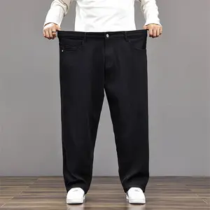 Plus Size Stretch Jeans for Men 4XL-8XL Comfort Flex Denim Pants