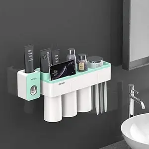 Sleek Suction Toothpaste Rack