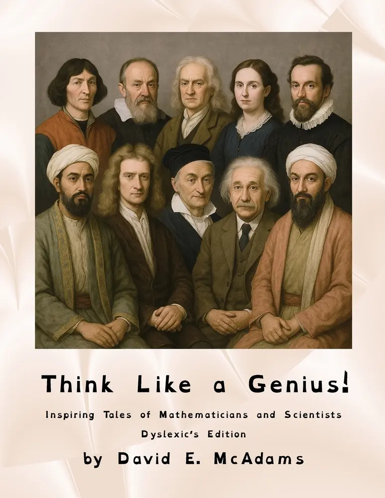 USED-Think Like a Genius!: Inspiring Tales of Mathematicians and Scientists by McAdams, David E. (Paperback)
