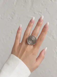 Orbit Spiral Statement Ring