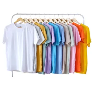 Cotton Feel Sublimation Blank T-Shirt: 80/20 Poly Cotton Soft Feel | Sublimation & DTF Blank T-Shirt for Crafters | Heat Press Ready | Perfect for Etsy Sellers, Small Business, DIY Printing, Custom Tees, Wholesale Blanks | Fast Shipping from Glendora, CA
