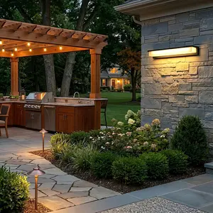 Modern Waterproof LED Long Strip Outdoor Porch Light