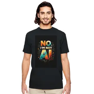 No. I'm Not AI - Crewneck T-shirt | Econscious EC1000
