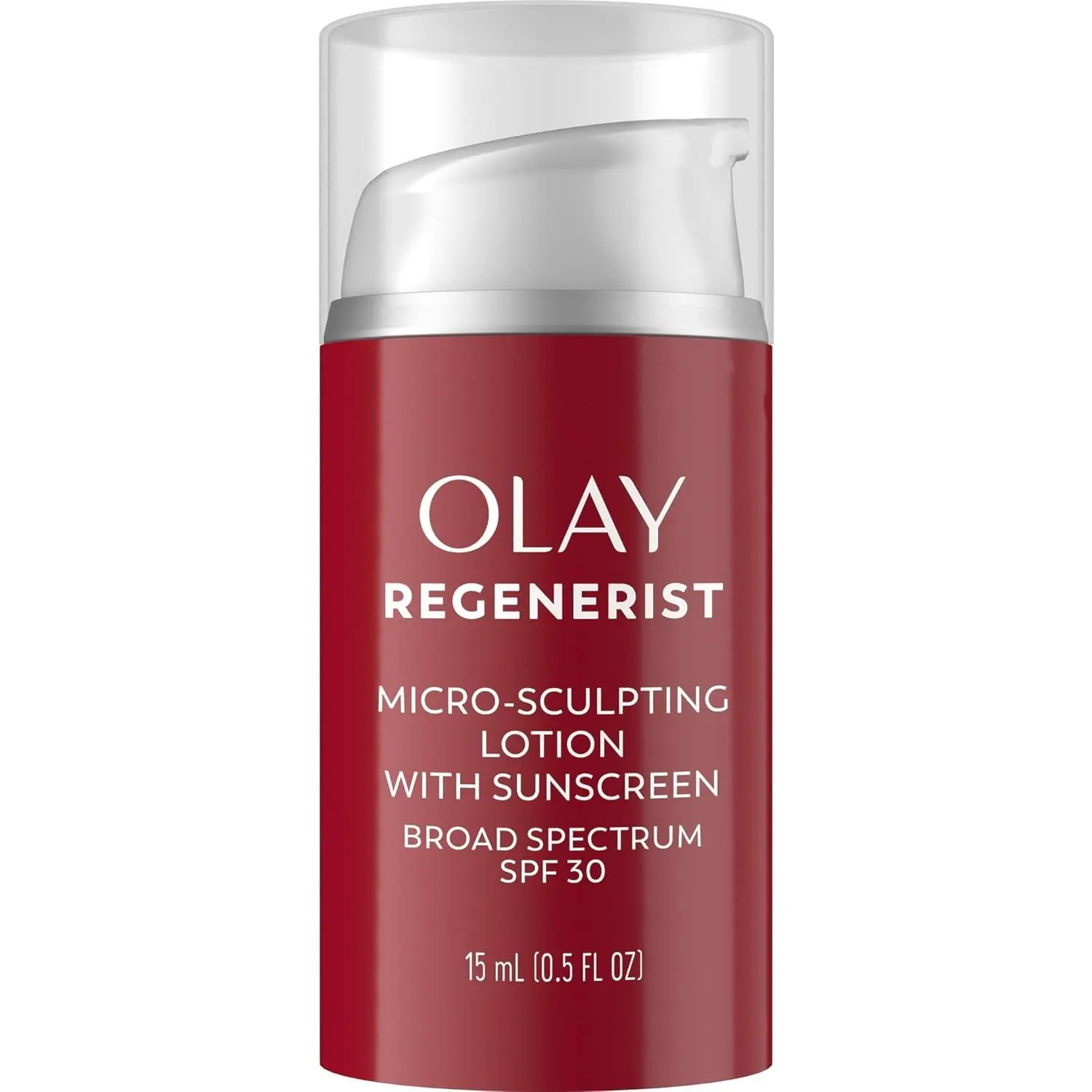 Olay Regenerist Micro-Sculpting Cream Face Moisturizer with Sunscreen SPF 30, Anti-Aging Daytime Facial Moisturizer, Hydrating Face Cream with Amino-Peptide Complex and Niacinamide, 0.5 oz