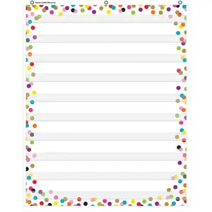Confetti 10 Pocket Chart (34" x 44")