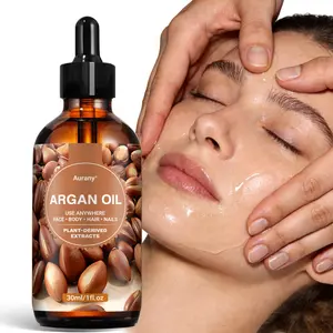 1PC-Argan Oil For Face,Aragan Oil,Argan Oil For Hair,Enriched With Natural Plant Extracts,Multi-Use For Face, Body, Hair & Nails,Lightweight, Non-Greasy, All Skin Types-30ml