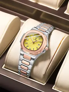 POEDAGAR square elegant women's watch, a simple and fashionable commuting essential item, waterproof quartz watch, Quartz Analog Watch, the first choice for exquisite gifts