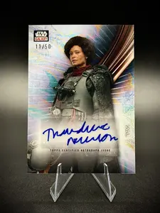 2025 Topps Star Wars Galaxy Thandiwe Newton as Val Mojo Auto /50