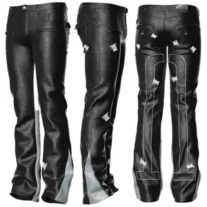 Shadow Black “Sig T” Leather Pants