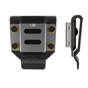 Drill Holder Belt Clip Heavy Duty Tape Measure Belt Holder for Cordless Drill Hammer Tools with Hanger Clips Black 1.36"