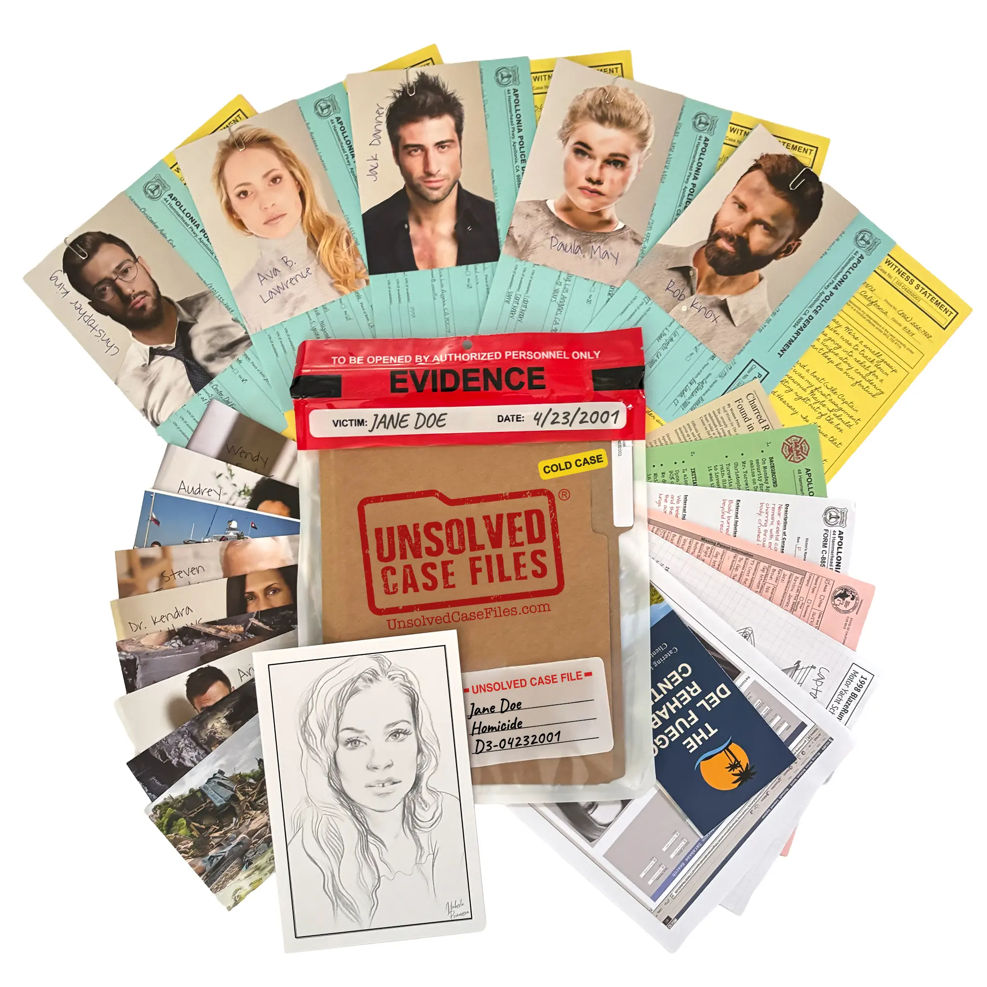 Jane Doe Case | Unsolved Case Files - Cold Case Murder Mystery Game - Can You Solve The Crime? Who Killed Jane Doe?