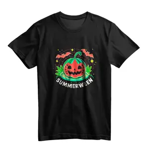Summerween Summer Halloween Watermelon Pumpkin Vacation T-Shirt