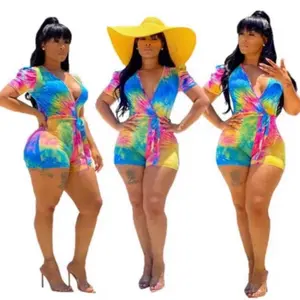 Women's Rainbow Romper