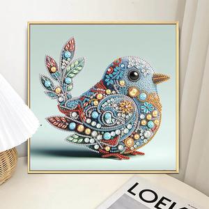 pearl bird design 5d diamond arts colorful painting kit without frame, diy decorative art picture for beginner, wall art decor for home living room