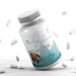 15 Day Cleanse | Gut & Colon Support | Advanced Formula with Senna, Cascara Sagrada, Psyllium Husk | Caffeine-Free | Natural, Non-GMO | 30 Capsules Dietary Supplement