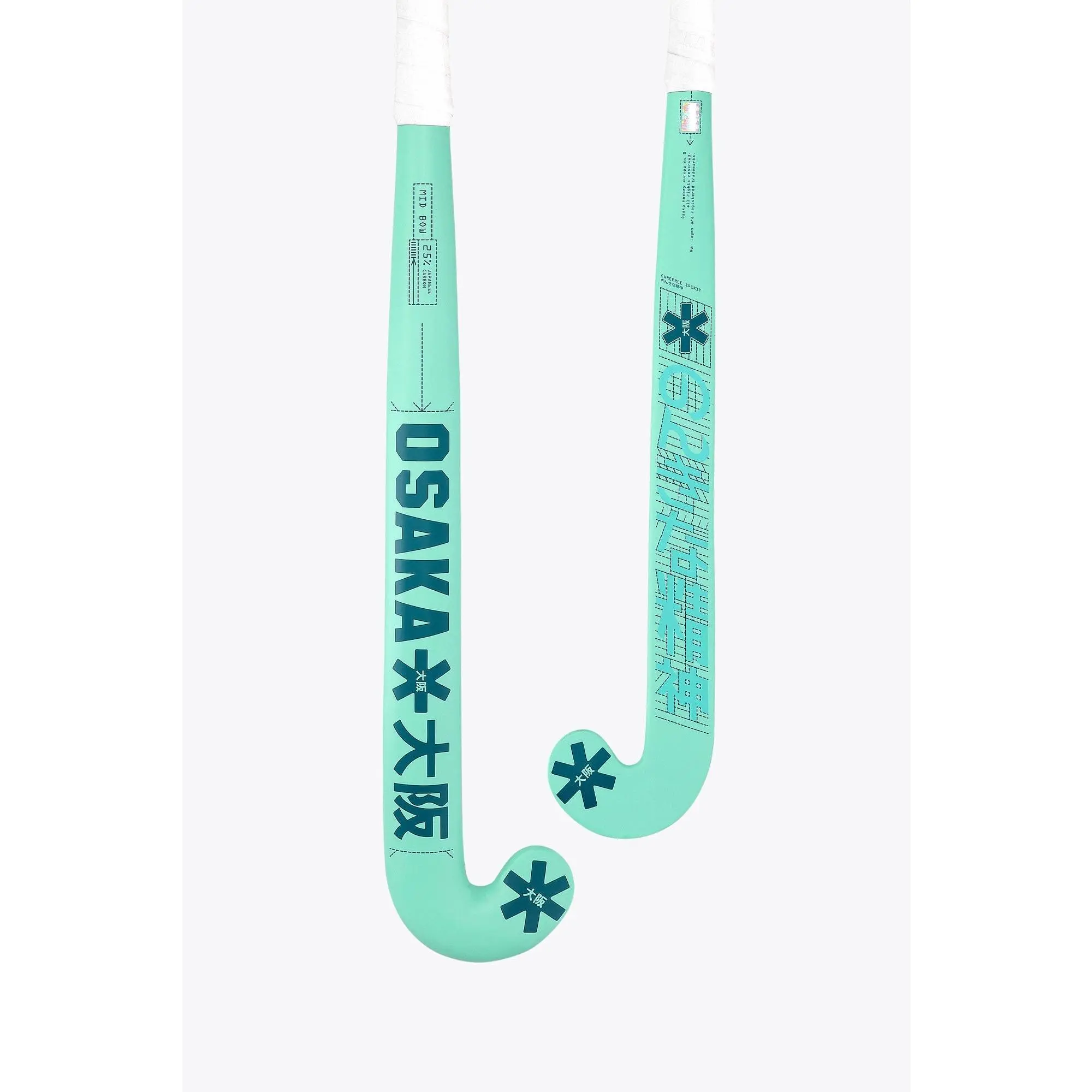 Osaka Field Hockey Stick Mid Bow 25 | Jelly Mint