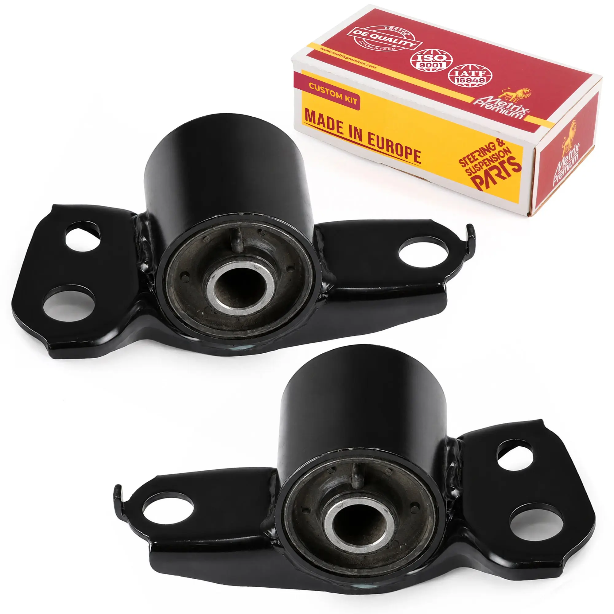 2 PC Front Left & Right Lower Rearward Axle Support Bushing Kit 91197MT