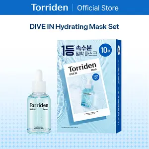 [Torriden Official] DIVE IN Hydrating Mask Set | Nighttime Moisture Ritual with Serum + Sheet Mask