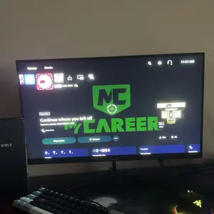 24.5 Inch 300/200Hz Gaming Monitor Built-in Speakers, FHD 1080P, 1ms GTG, Adaptive Sync  Frameless, 98% sRGB, 178° Wide View Angle, HDMI & DP, VESA Wall Mountable, For Live Streaming & Casual Gaming