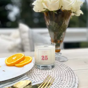 25th Anniversary Candle