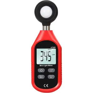 UT383 Light Meter Lux Meter Lumens Digital Illuminance Meter 0~199,900 Lux (0~18,500 FC) Foot Candles Luxmeter for Film Photography  Photometer Lighting Intensity Brightness Measurement