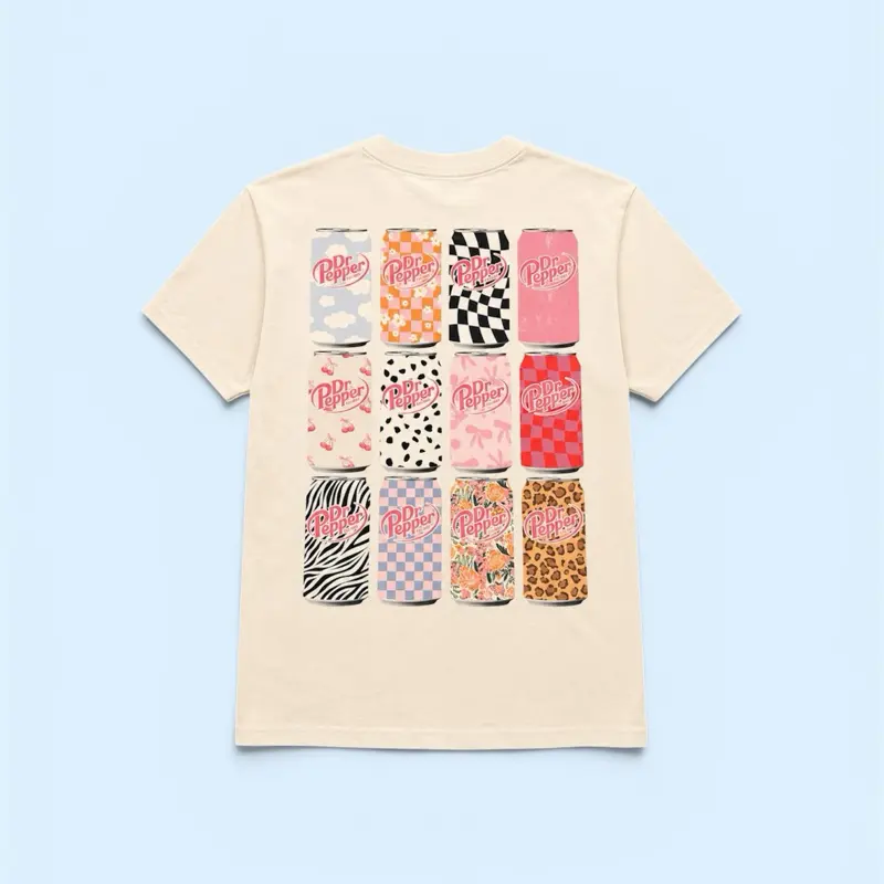 Womenswear Women's Casual T-Shirt with Dr Pepper Design