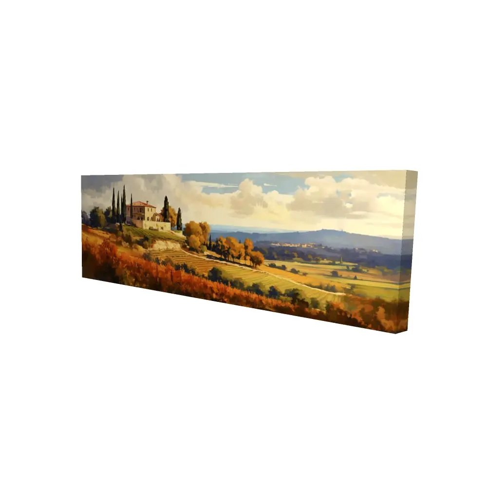 212 MAIN On the Hill 16x48 in. High-Def Landscape Photo Print - Contemporary White Bedroom Hangable Wall Art, Home Supplies Home Decoration Piece