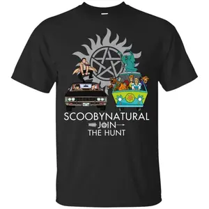 Scoobynatural Join the Hunt T-Shirt Featuring Fun Crossover Design for Supernatural and Scooby-Doo Fans