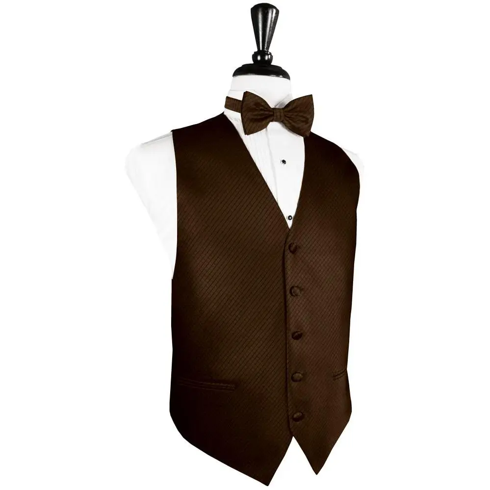 Chocolate Palermo Tuxedo Vest