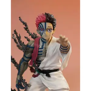 Anime Dual-Face Warrior Action Figure, Half-Demon Battle PVC Statue with Dynamic Effect Parts, High-Detail Collectible Model Toy, Desk Display Figurine, Anime Fan Gift, Birthday Holiday Gift for Kids & Collectors