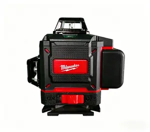 Milwaukee 360 Degree 16 Lines Green Cordless Laser Level With Automatic Self Leveling And Remote Control, Multifunctional Measuring Tool For Commercial Construction, Home Remodeling And Interior Precision Layout