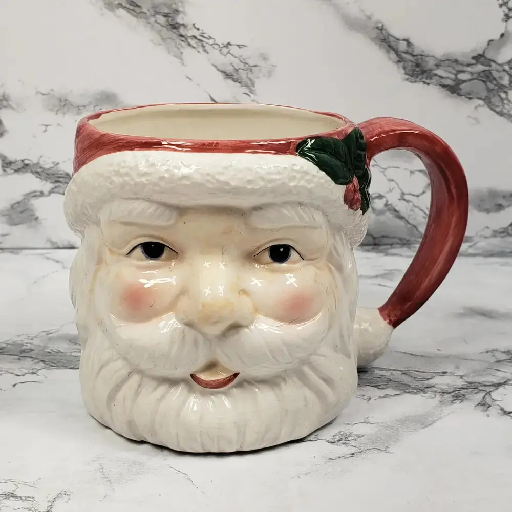 Santa Coffee Mug Vintage