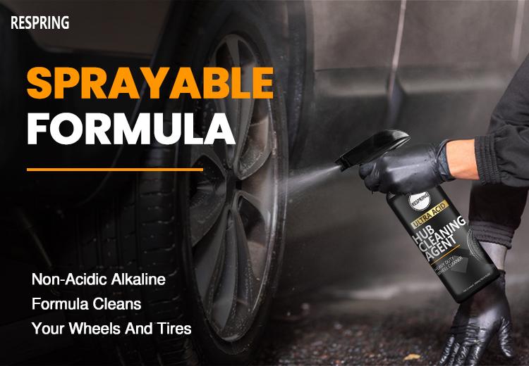 Ultra Acid Wheel Cleaner - Heavy Duty Hub Cleaning Agent for Car Wheels & Tires