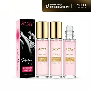 Women's Roll-On Pheromone Perfume, Travel Size, Enchanting Fragrance, Long-Lasting Fragrance Perfume Oils, 0.53 Fl Oz (15Ml), Ideal for Daily Use & Gifts