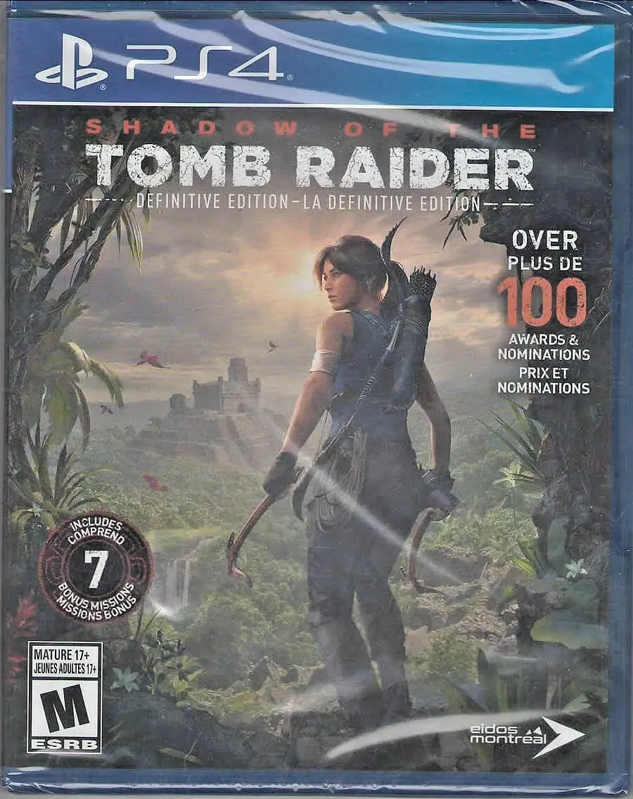 Shadow of the Tomb Raider: Definitive Edition PS4 Brand New Game (2020 Action)