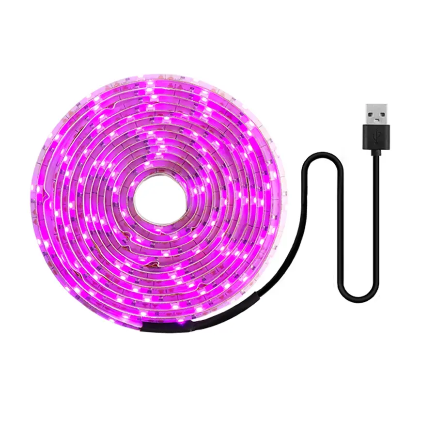 LED Grow Light Full Spectrum 5V USB Grow Light Strip 2835 LED Phyto ...