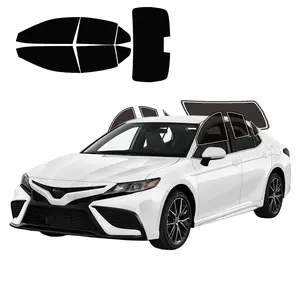 Precut Window Tint Film for Toyota Camry 2018-2024 All Side+Rear Windshield Any VLT 2Ply Anti-Shatter, UV Block, Privacy Protection, No Trimming Needed,Heat & Glare Reduction