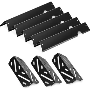 VEVOR Flavorizer Bars and Heat Deflectors, 17 inch Grill Replacement Part, for Weber Genesis 300 Series Grills, Including E310 E320 E330 S310 S320 S330, Stainless Steel Thicker Heat Plate, 7 PackVEVOR Super Brand Day