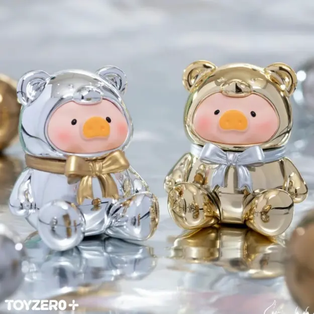 52TOYS LULU The Piggy Teddy Mini Blind Bags Kawaii Creative Gift Room Decor Desktop Decoration Gift for Birthday Party